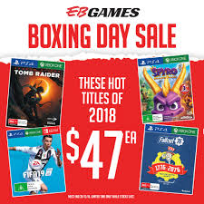 Eb games (formerly known as electronics boutique and eb world) is an american computer and video games retailer. Eb Games Boxing Day Sale Is Back Armadale Central