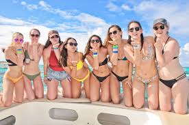 South padre island spring break!. Girls On Boat Spring Break Booze Cruise Top Resorts