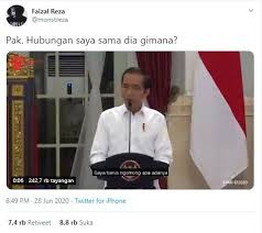 Video Jokowi Marahi Menteri Jadi Meme Pak Asmara Saya Dengan Dia Gimana