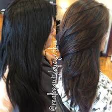 Before And After Dark Brown Black Virgin Hair To Caramel Balayage Sombre Yelp Hair Color For Black Hair Balayage Hair Dark Hair With Highlights