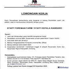 Lowongan kerja pt cheil jedang indonesia. Info Lowongan Sampoerna Jombang Lagi Banyak Lowongan Kerja 6 Perusahaan Menjelang Akhir Tahun 2020 Dokter Andalan Update Loker Di Jombang Bulan Ini Untuk Anda Yang Membutuhkan Info Lowongan Pekerjaan Terkini