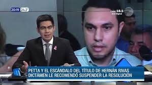 Piden informes al MEC por las inconsistencias en el título de Hernán Rivas. 