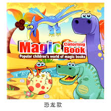 Here are some interesting coloring pages for your child that can keep him busy on the holidays: Cartoon Dinosaur Series Coloring Book Diy Children S Puzzle Movable Magic Coloring Book School Office Supply Buy At The Price Of 1 16 In Aliexpress Com Imall Com
