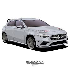 Motorprints On Instagram Mercedes Benz A250 W177 Owner Bil3102 Order Illustration Of Your Car Write Me In Direct Message Mercedes Benz Mercedes Benz