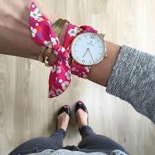 Instagram Photo By Anaik Jul 7 2016 At 4 18pm Utc Montre Bracelet Tissu Bracelet Tissu Montre Bracelet