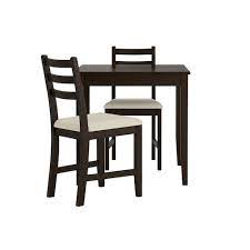 Ikea offers comfortable and durable dining room sets in a variety of styles, finishes, and seating arrangements that can match any dining room. Lerhamn Table And 2 Chairs Black Brown Vittaryd Beige Ikea