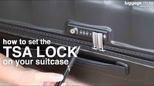 Maybe you would like to learn more about one of these? How To Set The Tsa Lock Combination On A Suitcase Luggage Co Nz Youtube