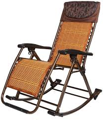 Rocking Chairs Reclining Garden Chair Outdoor Garden Furniture Folding Sunbed Adjustable Sun Loungers Recl Outdoor Chairs Folding Rocking Chair Portable Deck