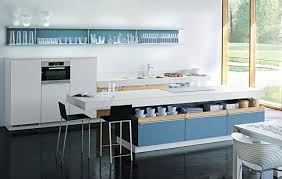 The kitchen, in addition to a kitchenette equipped with pots, dishes, utensils,.: Poggenpohl Kitchens Kuchen Layouts Moderne Kuche Kuchendesign