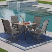 When you are choosing an umbrella or something more artistic, there are a number of things to consider. Umbrella Patio Sets Walmart Com