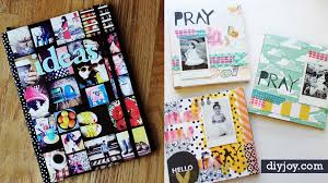 Vinyl record notebook, stars for streetlights. 35 Diy Journals For Your Beautiful Life
