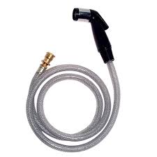 Hqb mitigeur de cuisine conception unique ressort extractible evier 360°. Master Plumber Douchette De Cuisine Avec Tuyau Noir 454 Rona