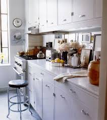 mirror backsplash in the kitchen