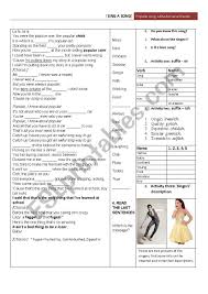 Popular song (la la) ( uh ooh) said i'm putting down my story in a popular song. Sing A Song Popular Song By Mika Ariana Grande Esl Worksheet By Maddalena Letari