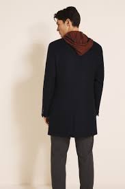 Its timeless navy hue works in any situation, be it a wedding, night out or a big day at the office, and its comfortable tailored fit will define your frame without feeling tight. Moss 1851 Tailored Fit Navy Double Faced Overcoat