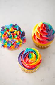 250 g renshaw baby blue ready to roll icing. Easy Rainbow Buttercream Cupcakes Mom Loves Baking