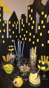 Batman Candy Table Batman Birthday Batman Birthday Party Batman Theme Party
