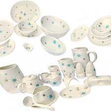 If you're a retro aficionado on a budget, we carry plenty of cool pieces that are perfect for use in your kitchen. Franciscan Starburst Atomic Earthenware History Collectors Weekly