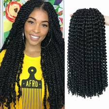 With curly hair extensions you can switch up your look, have. Passion Twist Synthetic Hair Braids Curly Fluffy Crochet Hair Extensions 18inch Ebay Twist Hairstyles Crochet Hair Extensions African Braids Hairstyles