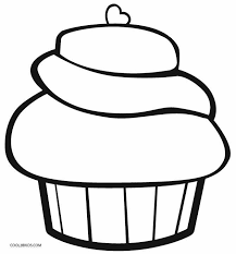 This is a coloring picture of a cupcake with a chocolate bar and a strawberry. Pin On 3rd Grade