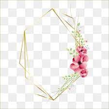 Golden Frame Png Images Vector And Psd Files Free Download On Pngtree Watercolor Flower Vector Flower Art Images Invitation Frames