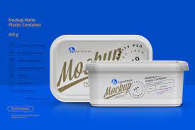 Download 400g Plastic Container Mockup In Packaging Mockups On Yellow Images Creative Store