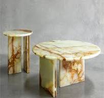 Mesa auxiliar Green Onyx T Frame - China Mármol, granito ...