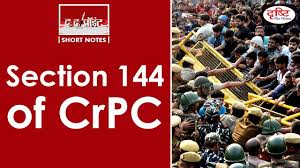 This constitutional provision empowers the district or any executive magistrate in a state or union territory to impose the. Section 144 Of Crpc To The Point Youtube