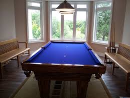 Nice Euro Blue Cloth On An Oak Pool Table Pool Table Room Pool Table Blue Pool