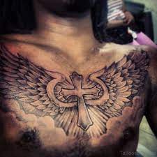 This page discusses tattoos in general, but with the tribal winged cross tattoo in mind. 70 Stylish Wings Tattoo For Chest