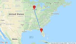 The air travel (bird fly) shortest distance between florida and alabama is 732 km= 455 miles. Summer Cheap Flights From Chicago To Florida And Vice Versa For Just 97