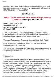 Pahang, liputanislam.com — majelis islam di pahang, malaysia (majlis ugama islam dan adat resam melayu pahang/muip) melarang keberadaan materi ia malah menyalahkan muip karena dianggap gagal menafsirkan pemahaman tentang agama islam. Majlis Ugama Islam Dan Adat Resam Melayu Pahang V Far East Holdings Bhd And Anor Https Www Lexisnexis Com Ezaccess Library Uitm Edu My My Legal Delivery Studocu