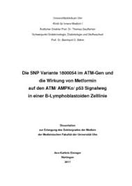 Rflp, as a molecular marker, is specific to a single clone/restriction enzyme. Die Snp Variante 1800054 Im Atm Gen Und Die Wirkung Von Metformin Auf Den Atm Ampka P53 Signalweg In Einer B Lymphoblastoid