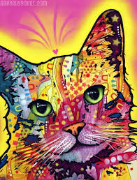 Dean Russo Cat Prints Cat Art Pop Art Colors Aluminium Art