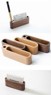 Wooden Business Card Holder Build In Pen Pencil Holder Stand Office Desk Organizer Wood Projects That Sell Wooden Business Card Wooden Business Card Holder
