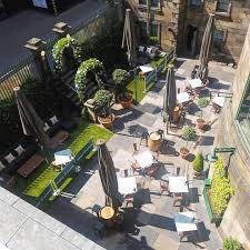 Ariel Shot Of Rose Street Gardens Edinburgh A Lovely Spot To Chill In The Sunshine Gorgeous Greenery Bombay Sapphire Branded S Rose Street Design Green Wall
