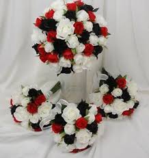 Black and white wedding bouquets. Black Red And White Bouquets For Weddings Pasteurinstituteindia Com