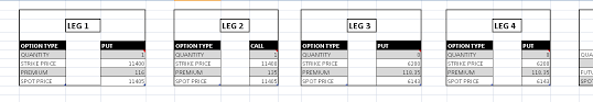 Let's create a covered call position on a stock. Options Strategy Payoff Calculator Excel Sheet