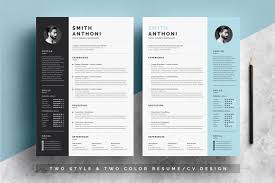 Free resume templates word !if you apply for the position of a graphic designer, it's no big deal for you to download a visually appealing resume template in photoshop or illustrator, add your content, and send it to recruiters. 2 Pages Resume Template Free Resumes Templates Pixelify Net