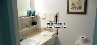 Hand towel sizes may vary slightly. Towel Ring Height And Other Fixtures Proper Measurements