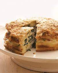 Spinach Gruyere Gateau De Crepes Recipes Cooking Recipes Breakfast