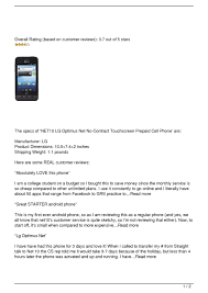 NET10 LG Optimus Net No-Contract ...