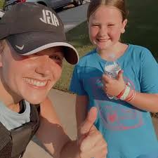 Thankful to live in the USA 🇺🇸 , Izi and I competed our annual 5k this  morning...plus an extra mile