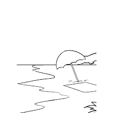 How To Draw A Beach Really Easy Drawing Tutorial Click on the picture to get the printable version.