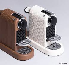 There are four parts to the nespresso barista. Nespresso Leather Covered Coffee Machines By Pigment France Coffee Machine Design Capsule Coffee Machine Nespresso