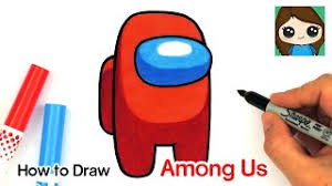 Pencil video game character drawings. How To Draw Among Us Game Character Youtube