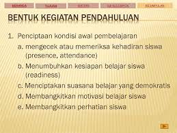 Mengajukan pertanyaan tentang bahan pelajaran yang sudah. Prosedur Umum Pembelajaran Terpadu Ppt Download