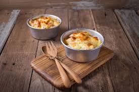 Super Easy Potato Gratin In The Air Fryer Recipe With Large Potatoes Eggs Coconut Cream Plain Flour Chedda Kochen Und Backen Gratin Rezept Airfryer Rezepte
