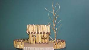 Maybe you would like to learn more about one of these? Kerajinan Miniatur Rumah Dari Korek Api Tutorial Kreatif Youtube