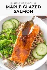 Maple Glazed Salmon Recipe Glazed Salmon Maple Glazed Salmon Cooking Salmon Fillet